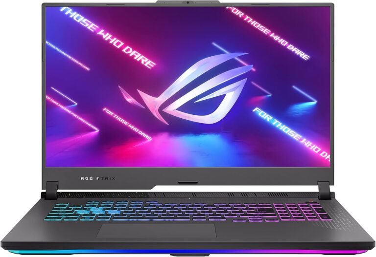 ASUS ROG Strix G17 (2023) Gaming Laptop computer, 17.3” QHD 240Hz, GeForce RTX 4060, AMD Ryzen 9 7945HX, 16GB DDR5, 1TB PCIe SSD, Wi-Fi 6E, Home windows 11, G713PV-DS94, Eclipse Grey