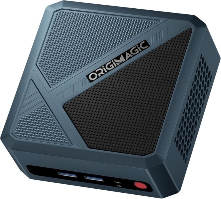 N1 Mini PC Gaming, AMD Ryzen 7 5825U Mini Desktop Laptop 32GB DDR4 1TB SSD 2.5G LAN Mini PC Home windows 11 Professional/WiFi 6E, BT 5.2, USB3.2, USB-C, HDMI 2.0