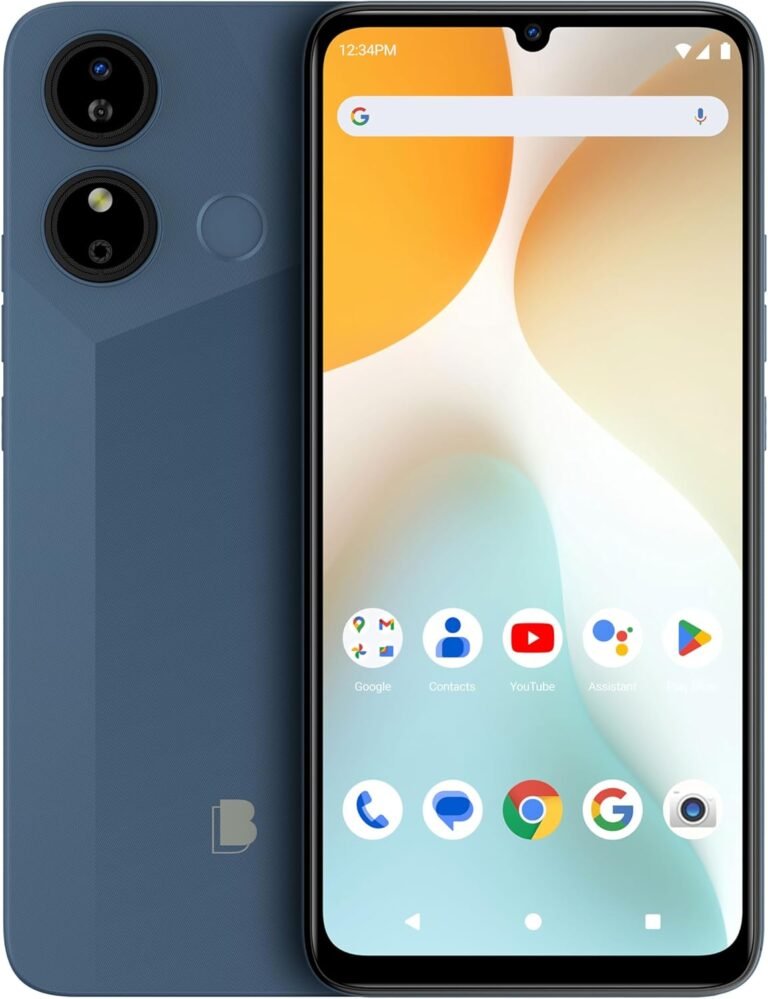 BLU G44 | 2024 | All-Day Battery | Unlocked | 6.8” HD+ Infinity Show | 64GB | Triple 13MP Digicam | US Guarantee| Blue