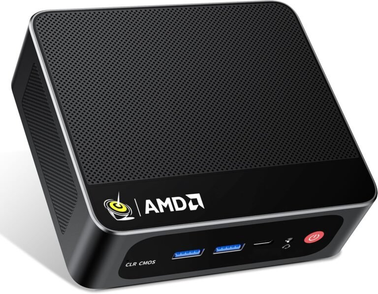 Beelink Mini PC AMD Ryzen 7 5800H As much as 4.4GHz 8C/16T, SER5 16GB RAM 1TB SSD Graphics 8core 2000 MHz, M.2 SSD NVME 2280 Mini Pc WiFi 6/BT5.2/HDMI/DP/USB3.2,Gaming/Workplace