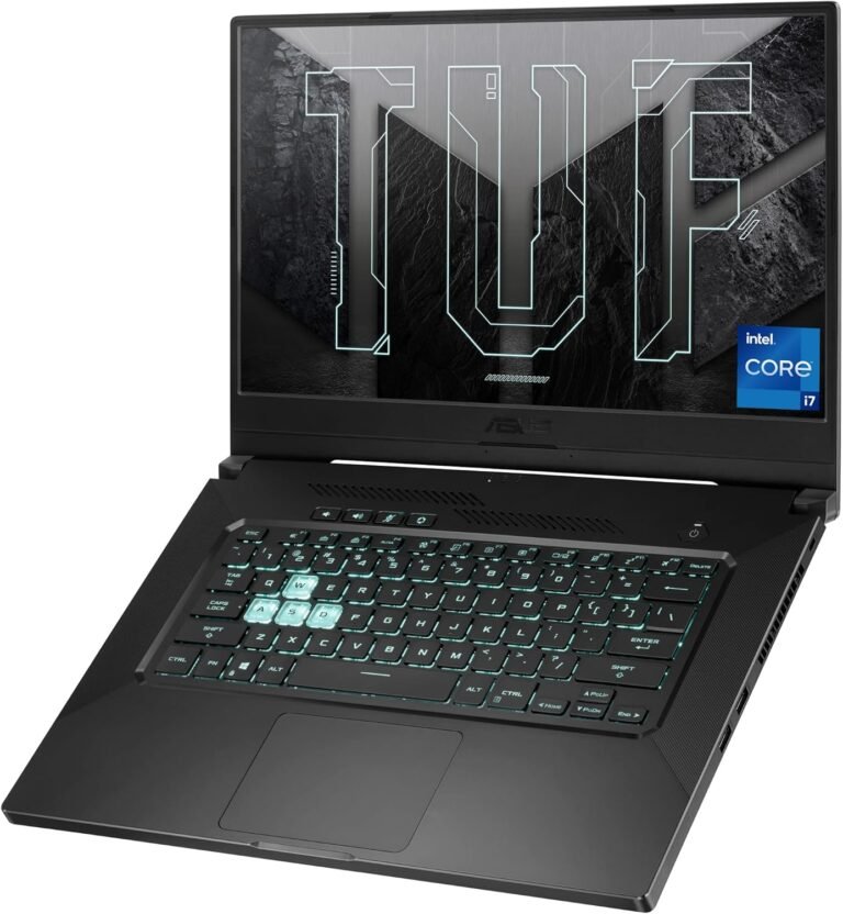 ASUS TUF Sprint 15 (2021) Extremely Slim Gaming Laptop computer, 15.6â€ 144Hz FHD, GeForce RTX 3050 Ti, Intel Core i7-11370H, 8GB DDR4, 512GB PCIe NVMe SSD, Wi-Fi 6, Home windows 10, Eclipse Gray Coloration, TUF516PE-AB73