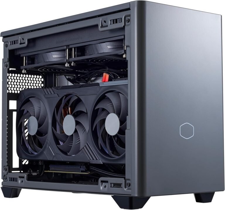Cooler Grasp NR2 Professional Mini ITX Gaming PC – i7 14700F – NVIDIA GeForce RTX 4070 Tremendous – 32GB DDR5 5600MHz – 1TB M.2 NVMe SSD – WiFi – Home windows 11 – Desktop Pc