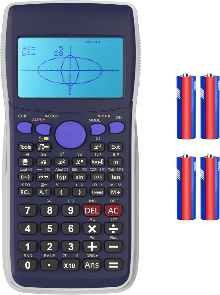 Graphing Calculator,IPepul Scientific Calculators 10 Modes /4 Graphing Capabilities,Desktop Math Calculator for Faculty College students,Faculty Provides for Center Excessive Faculty Academics Workplace