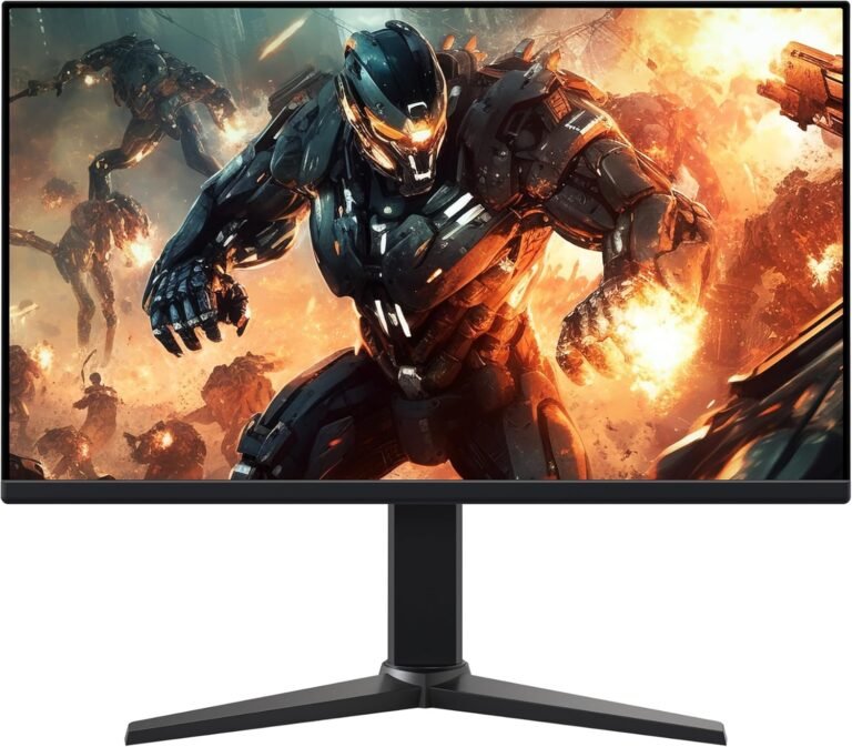 Amazon Fundamentals 24 Inch Gaming Monitor, FHD 1080P, 165Hz, VESA Appropriate, Adaptive sync, 1ms Response, Black