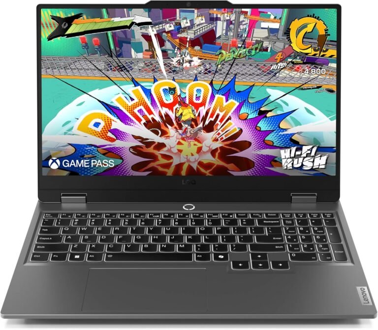 Lenovo LOQ Gaming Laptop computer – NVIDIA® GeForce RTX™ 4050 6GB – 15.6” FHD Show – AMD Ryzen 7 8845HS – 16GB RAM – 512GB SSD – Home windows 11 Residence, Luna Gray