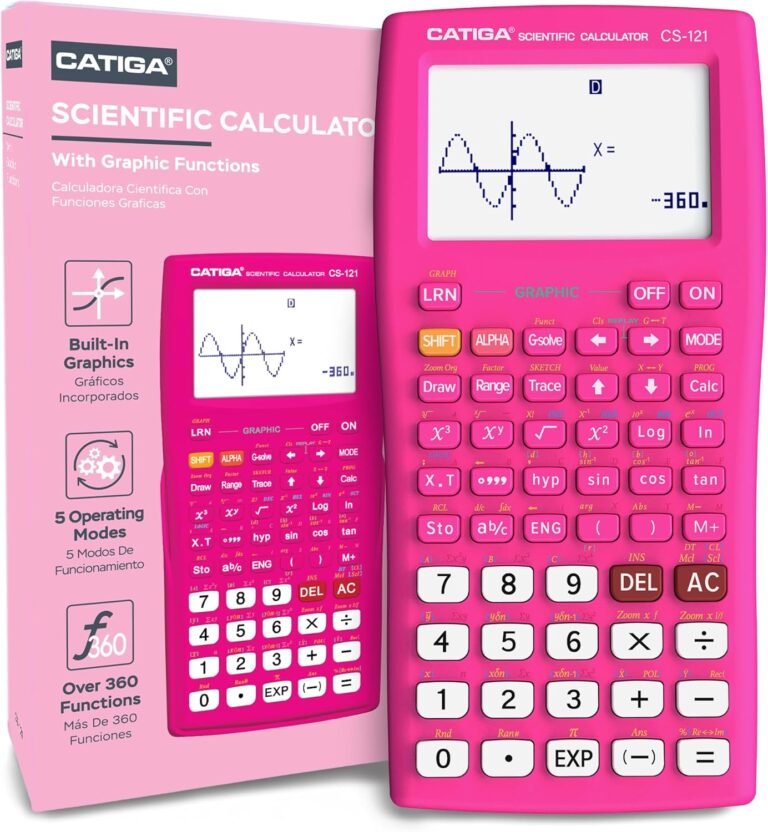 Scientific Calculator with Graphic Capabilities – A number of Modes with Intuitive Interface – Excellent for College students of Newbie and Superior Programs, Excessive Faculty or Faculty