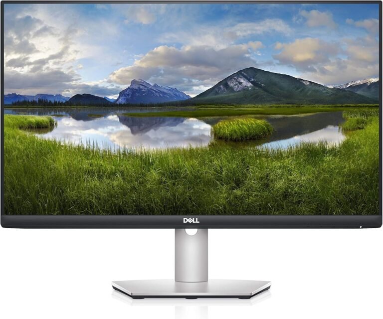 Dell S2421HS 24 Inch Full HD 1080p, IPS Extremely-Skinny Bezel Monitor, Silver, Black