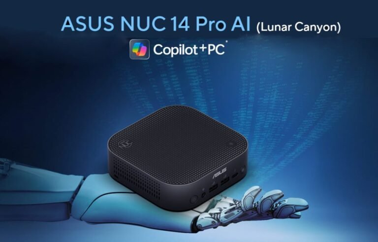 ASUS NUC 14 Professional AI Copilot+ mini PC introduced