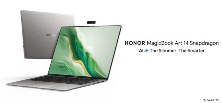 HONOR MagicBook Artwork 14 launched in Europe with Snapdragon X Elite platform.