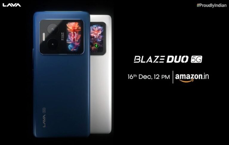 Lava Blaze Duo 5G will launch on December 16 with twin shows.