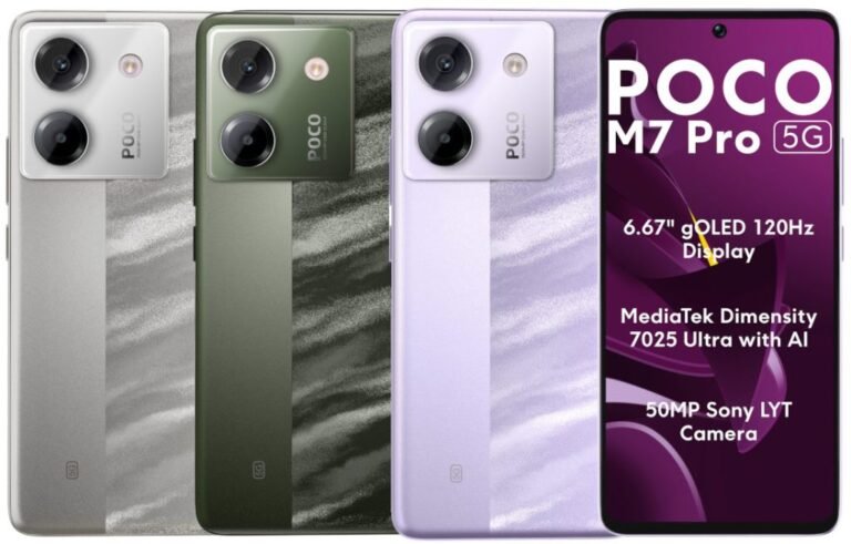 POCO M7 Professional 5G with 6.67″ FHD+ 120Hz OLED show, Dimensity 7025-Extremely, 5110mAh battery launched in India beginning at Rs. 14,999