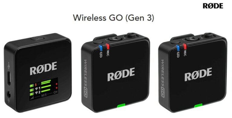 Saying the RØDE Wi-fi GO (Gen 3) Wi-fi Microphone System