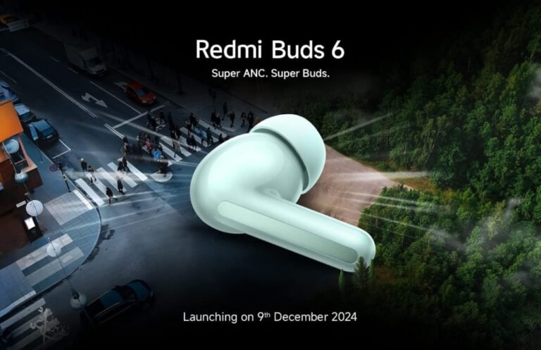 Redmi Buds 6 with twin drivers, as much as 49dB ANC launching in India on December 9.