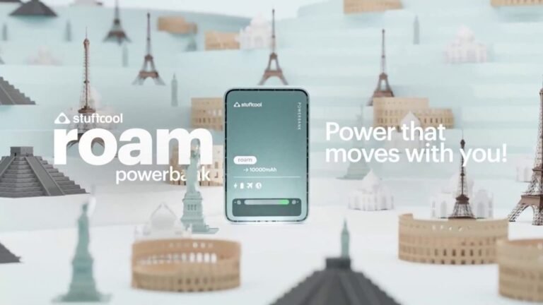 Launch of Stuffcool Roam 10000mAh Mini Powerbank with 20W PD Sort-C Port