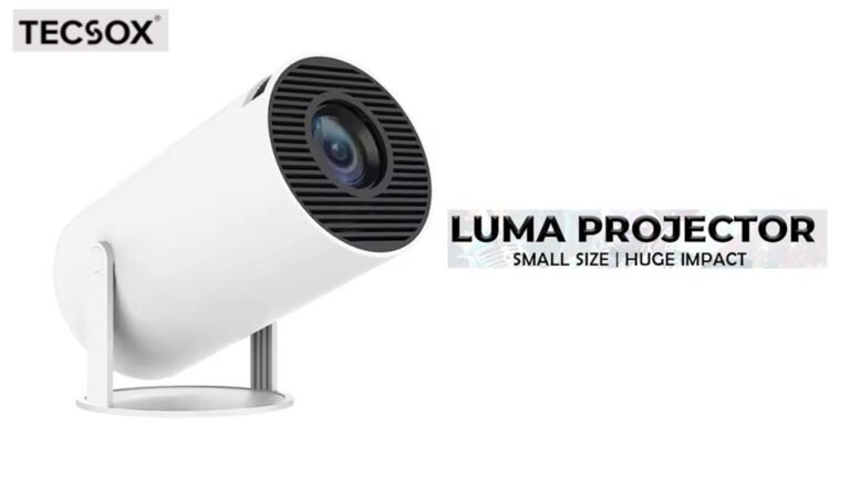 TecSox LUMA LED Moveable Android Projector with assist as much as 4K launched at Rs. 3,999