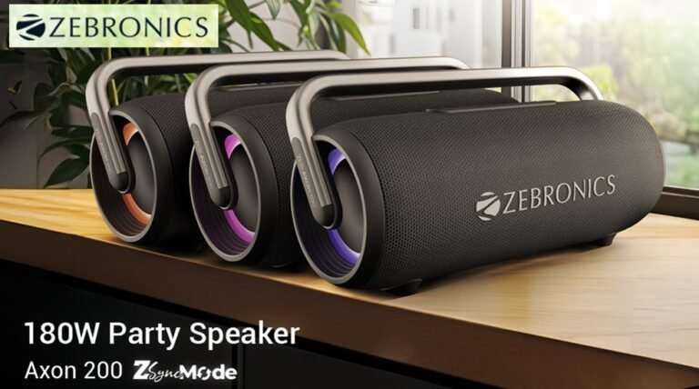 Zebronics Zeb-Axon 200 180W Bluetooth Speaker Launched
