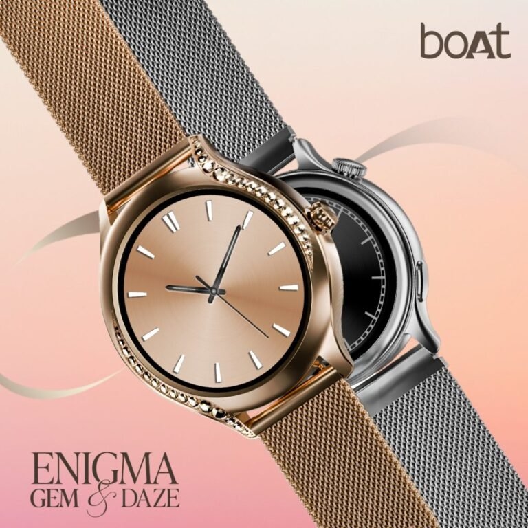 boAt Enigma Daze and Enigma Gem Bluetooth calling smartwatches launched.