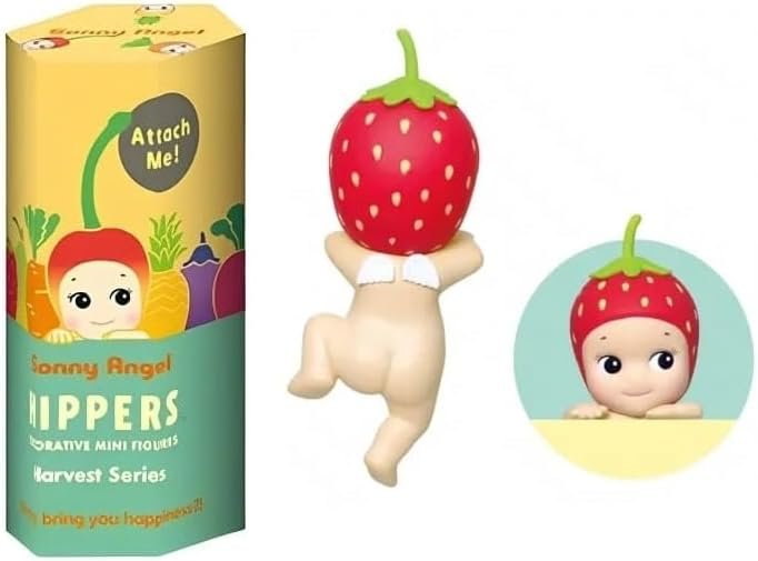 Sonny Angel Hippers Harvest Collection Mini Determine 2022 Yellow 3.74 Inch – ONE Assorted