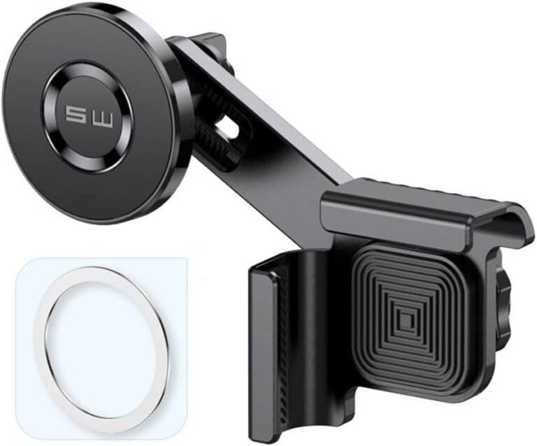 Telephone Mount for Tesla Mannequin 3 Equipment, 2024 Strongest Magnet Energy Magnetic Automotive Telephone Holder Mount for Tesla Mannequin Y Equipment,Matches Mount for All iPhone & Android Telephones with Magnetic Ring