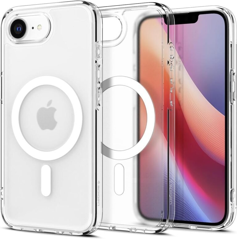 Spigen for iPhone 16e Case, Extremely Hybrid MagFit [Compatible with Magsafe Accessories] [Anti-Yellowing] [Military-Grade Protection] – Frost White