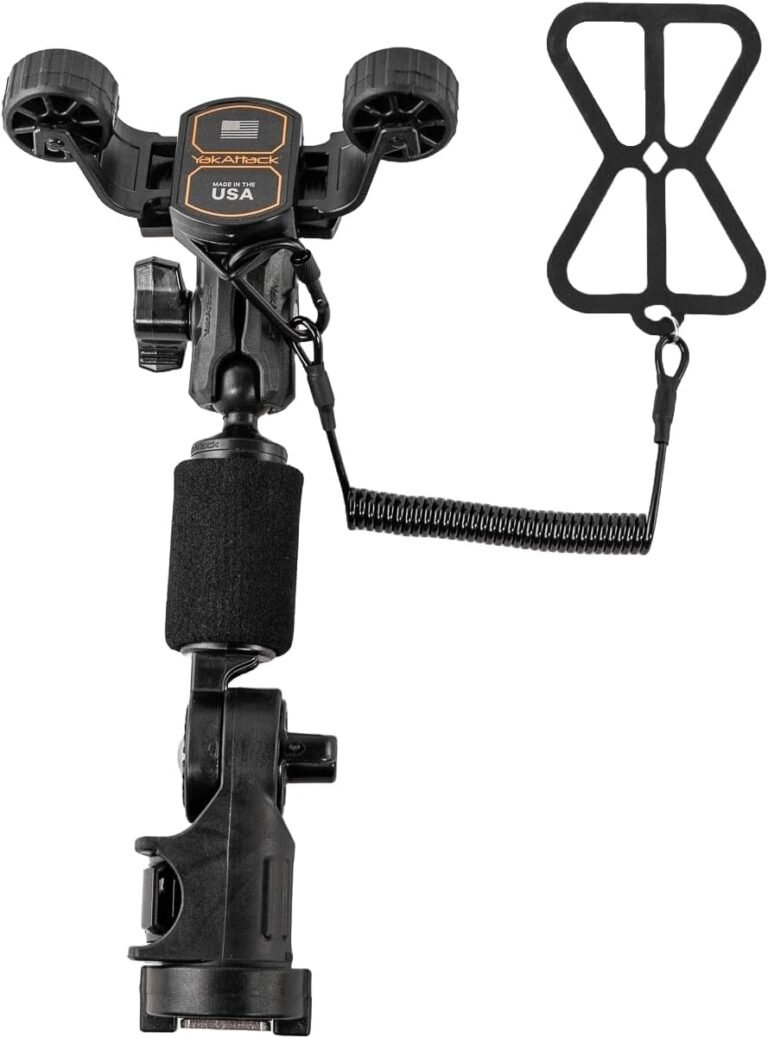 YakAttack RotoGrip Cellphone Holder Professional with LockNLoad Mounting System (CMS-1006) | Kayak Fishing Equipment