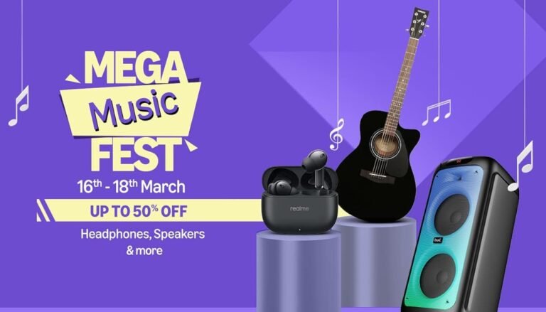 As much as 50 % on headphones, audio system and extra