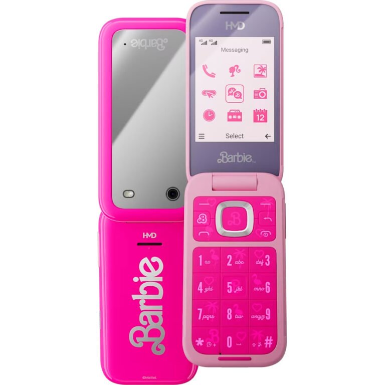 HMD Barbie Cellphone launches rupees in India. 7999
