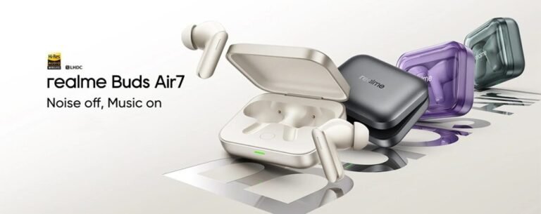 Launched in India as much as Realmi Key Air 7, 52 DBNC with LHDC 5.0