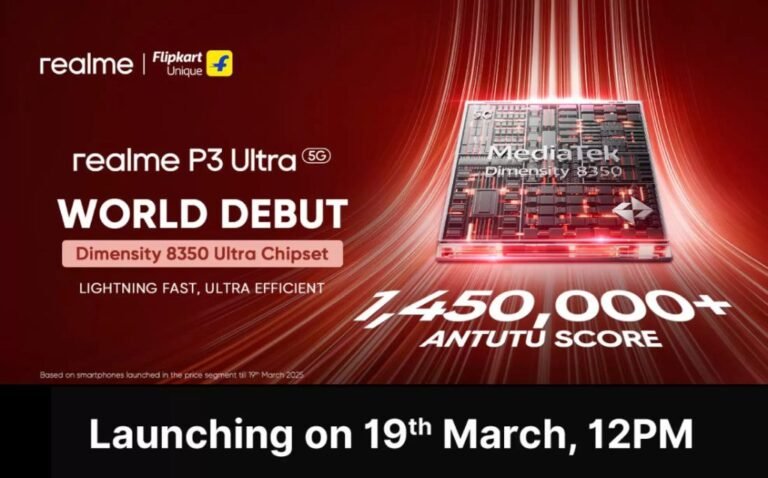 Realmi P3 Extremely 5G with Launching Dimension 8350 Extremely, 6000 MA Battery and Relmi P3 5G Launch on March 19 in India