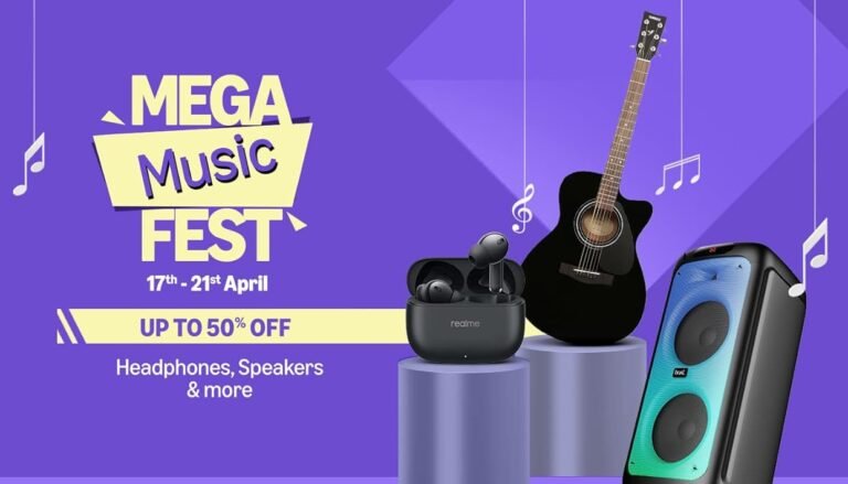 As much as 50 % on headphones, audio system and extra