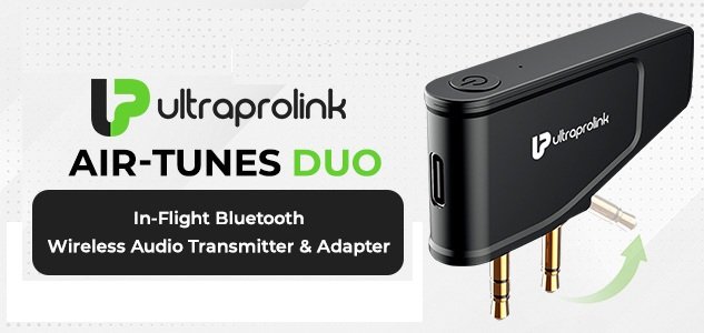 Ultrapelinic Air Tones Pair Bluetooth Wi-fi Audio Transmitter and Adapter launched