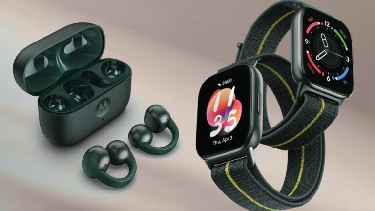 Motobus Loop Open Airbuds and Moto Watch Match introduced