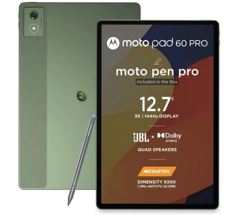 Motoad 60 Professional 12.7 ″ 3K 144hz show, Quad JBL Speaker launches in India