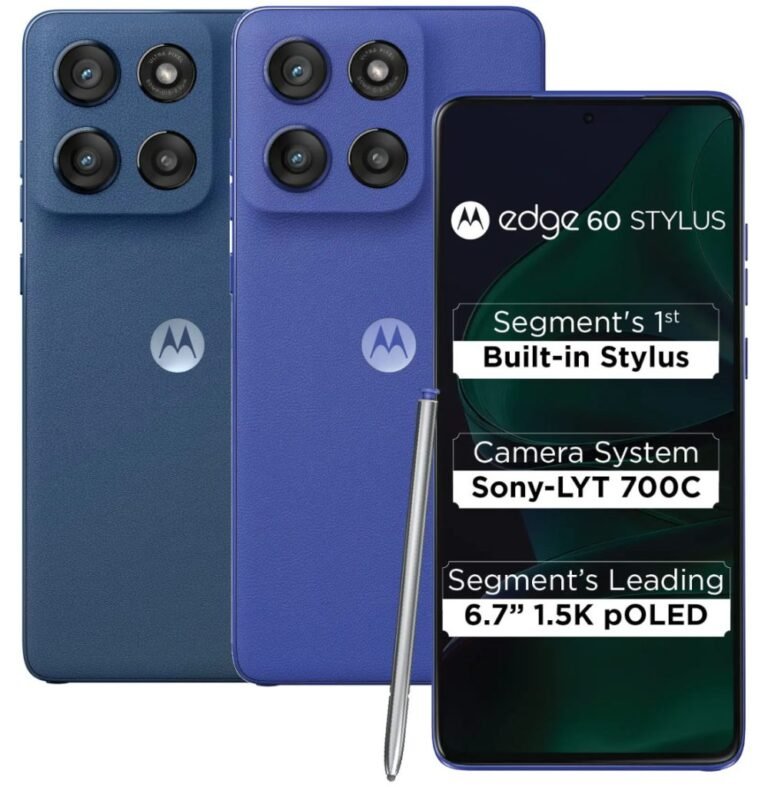 Motorola Edge 60 Kinds through which 6.7 ″ 1.5K 120Hz OLED show, IP68 rankings, navy grade stability in India. 22,999