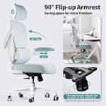 TRALT Ergonomic Office Chair – High Back Mesh Desk Chair with Wheels - Image 2