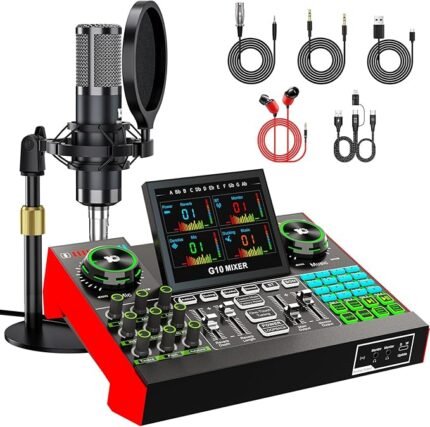 P15 Podcast Microphone Bundle Review | G10 Sound Board Test for Streaming, Singing & Voice Effects dynamiconlinestore.com