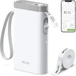 Nelko P21 Label Maker – Bluetooth Wireless Mini Printer with Tape