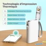 Nelko P21 Label Maker – Bluetooth Wireless Mini Printer with Tape - Image 3